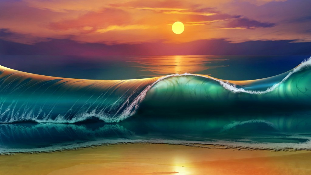 art_sunset_beach_sea_waves_96140_1920x1080