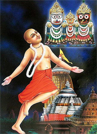 chaitanya mahaprabhu in jagannath puri