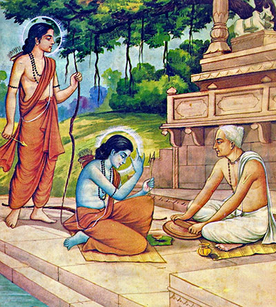 Lord Rama and Lakshman gave darshan to Tulsidas